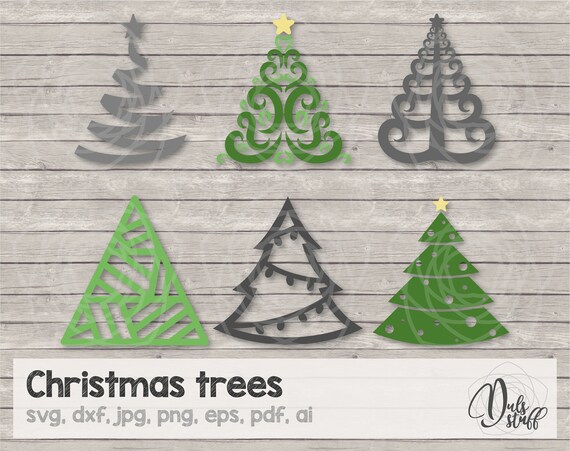 Download Christmas Tree Svg Bundle Set Of 6 Winter Svg Christmas Svg Bundle Svg Cut Files Christmas Svg Vinyl Decal Cricut Silhouette Ai By Dul S Stuff Catch My Party