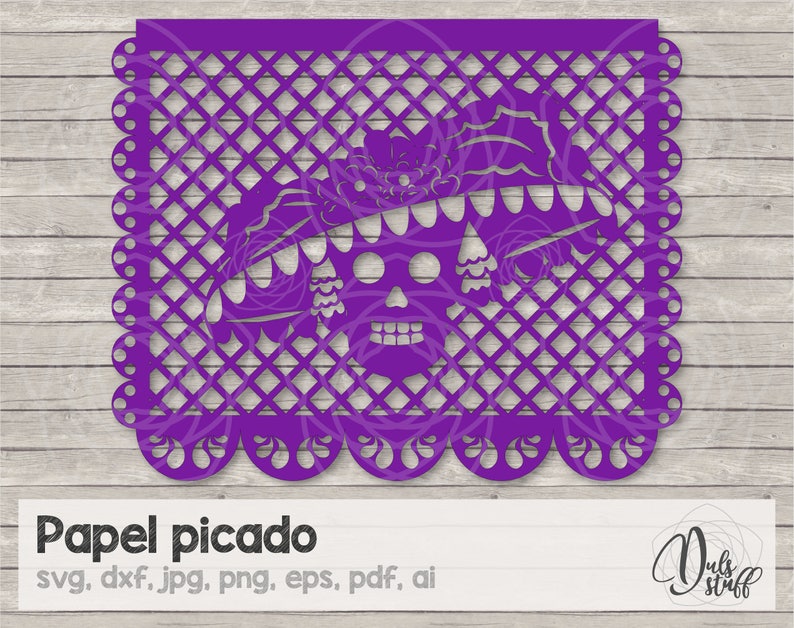 Download Papel picado svg papel picado silhouette papel picado | Etsy