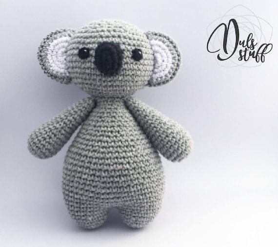 Koala amigurumi, crochet koala, little koala amigurumi, koala, crochet animals, crochet toy, safety toys, koala toy, stuffed toy, cute koala Il_570xn