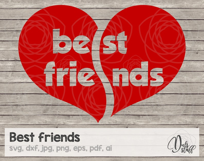 Download Best friends svg best friends heart svg cricut valentines ...