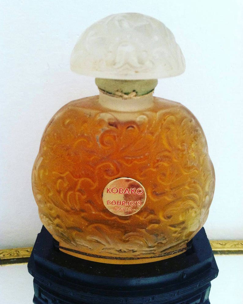 Kobako Bourjois Perfume 1 oz SEALED with Red Bakelite Floral | Etsy