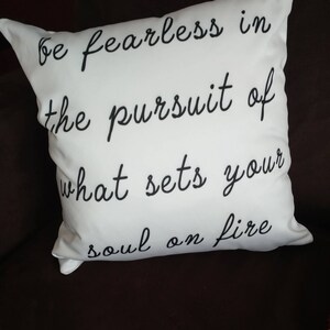 Be Fierce Throw Pillow image 4