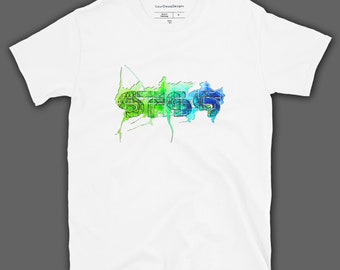 STS9 Watercolor/Sacred Geometry -T-Shirt