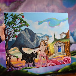 REAL Custom Landscape Painting, Painted from Photo or Imagination, Professional Acrylic Hand Painted Landscape