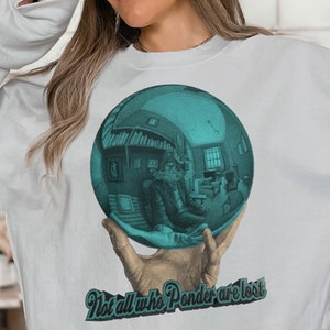 Wizard Pondering an Orb Sweatshirt, Shadow Wizard Money Gang, Wizard Meme Sweatshirt, Based, Not All Who Ponder Are Lost