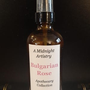 Bulgarian Rose Water Spray - 4 oz. - Essential Oil Otto - Natural Toner - Aromatherapy - Aphrodisiac