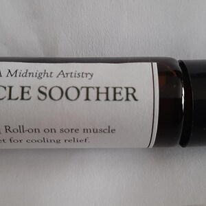 Muscle Soother Roller Roll-On - 10mL - Aromatherapy- Natural