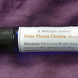 Solar Plexus Clearing & Balancing Roll-On 10mL - Essential oils - Natural - Aromatherapy - yoga - meditation - healing