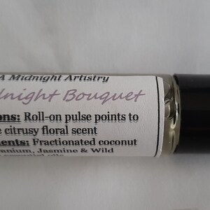 Limited Edition &quot;Midnight Bouquet&quot; Essential Oil Roller Roll-on - Aromatherapy