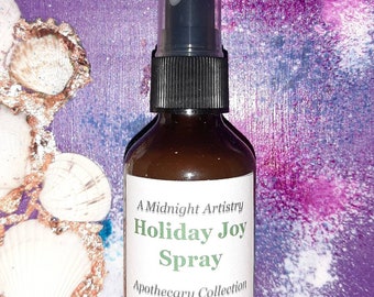 Natural Holiday Joy Spray - 2 oz. - Essential oils - Aromatherapy - Free Shipping