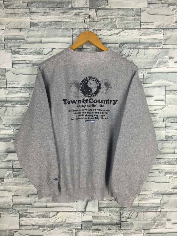 T&C Surf Design Men Medium Jumper Gray Crewneck Vintage | Etsy