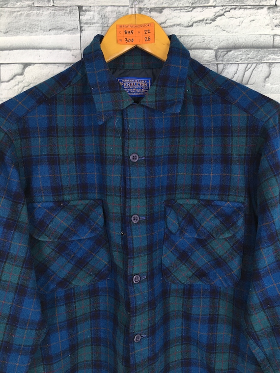 PENDLETON laine Usa Shirt unisexe moyenne Plaid à Oxford carreaux multicolore vert/bleu Vintage à carreaux ombre flanelle Oxford à Button Up Shirt taille M 2d83b9 PENDLETON laine Usa Shirt unisexe moyenne Plaid à Oxford carreaux multicolore vert/bleu Vintage à carreaux ombre flanelle Oxford à Button Up Shirt taille M 2d83b9