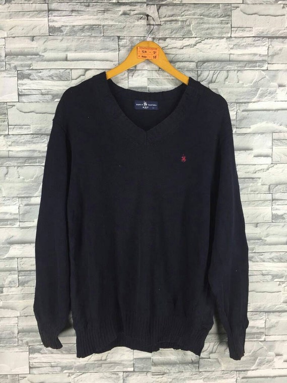 Vintage 1990s Polo Knight Round Table Sport Jumper Women Large Image 0