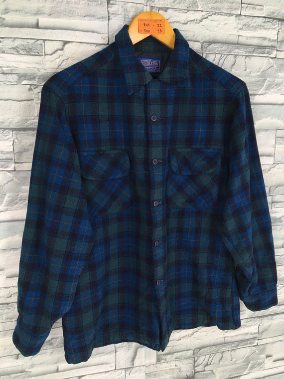 PENDLETON laine Usa Shirt unisexe moyenne Plaid à Oxford carreaux multicolore vert/bleu Vintage à carreaux ombre flanelle Oxford à Button Up Shirt taille M 2d83b9 PENDLETON laine Usa Shirt unisexe moyenne Plaid à Oxford carreaux multicolore vert/bleu Vintage à carreaux ombre flanelle Oxford à Button Up Shirt taille M 2d83b9