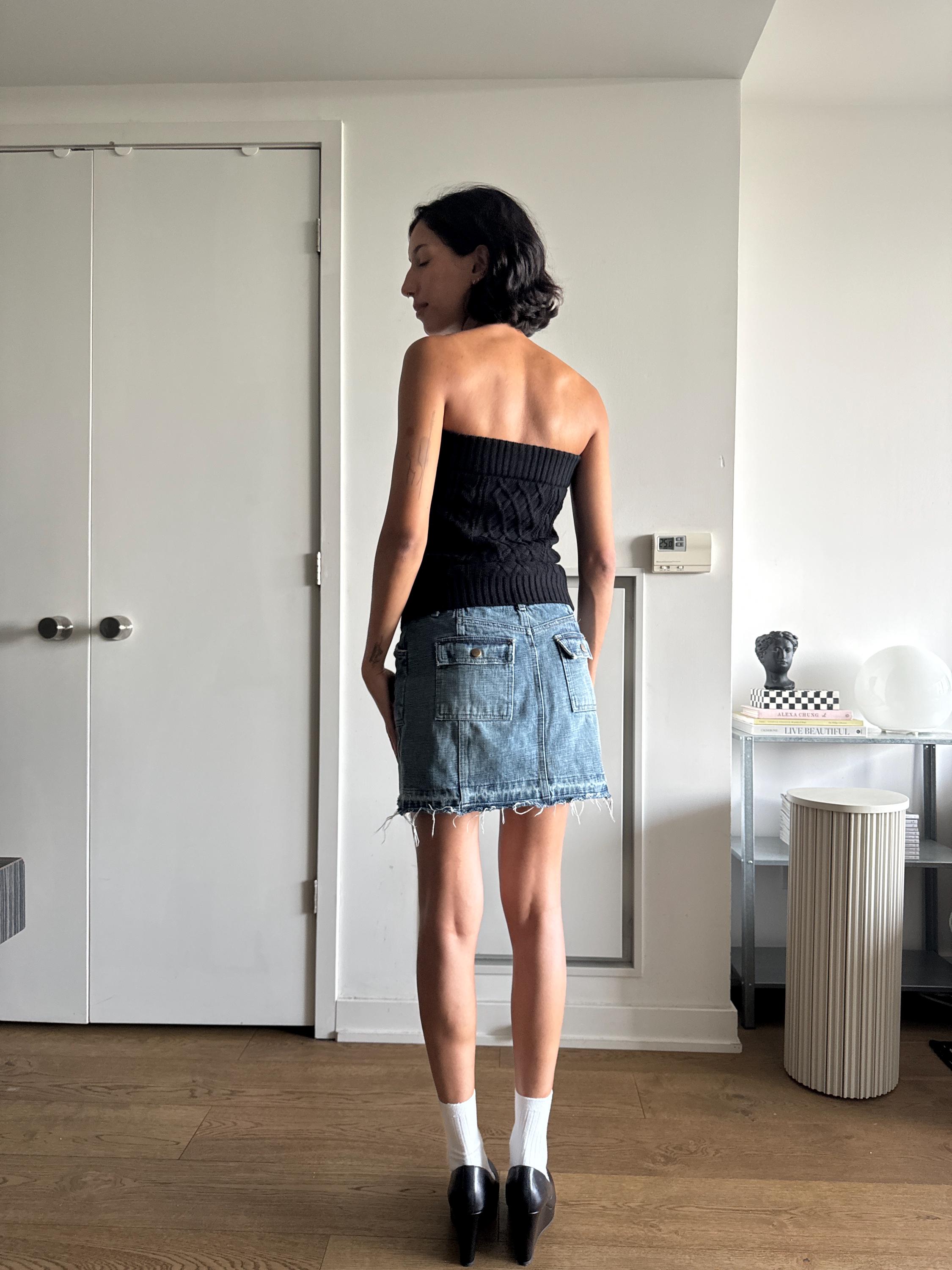 CLANE(クラネ) 】TAPE EMBROIDERY KNIT TOP（ニット/セーター
