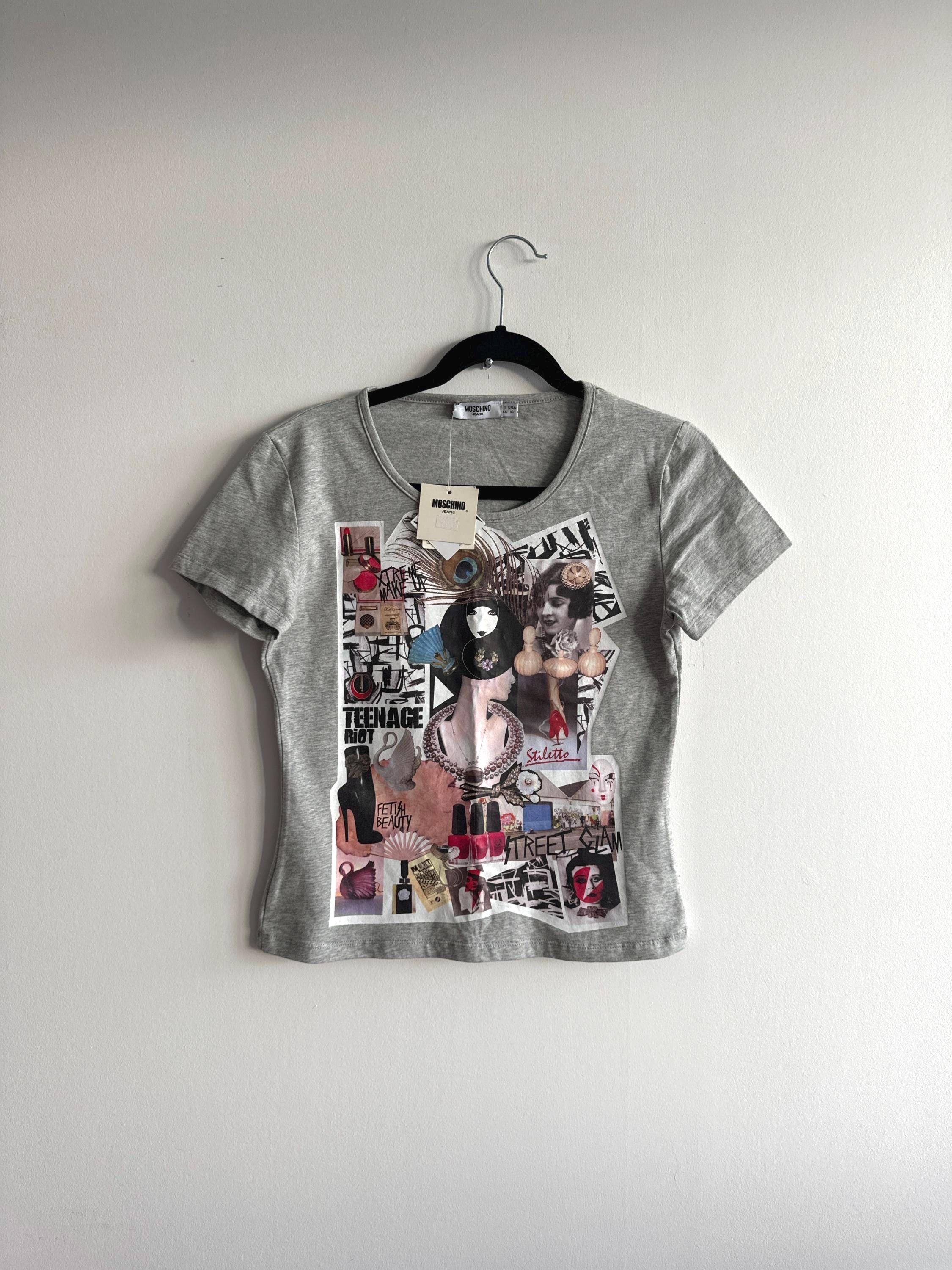 Vintage Moschino T Shirt - Etsy Vintage Moschino T Shirt - Etsy