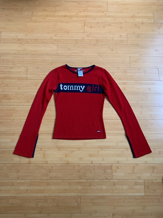 TOMMY GIRL JEANS Vintage Red Navy 