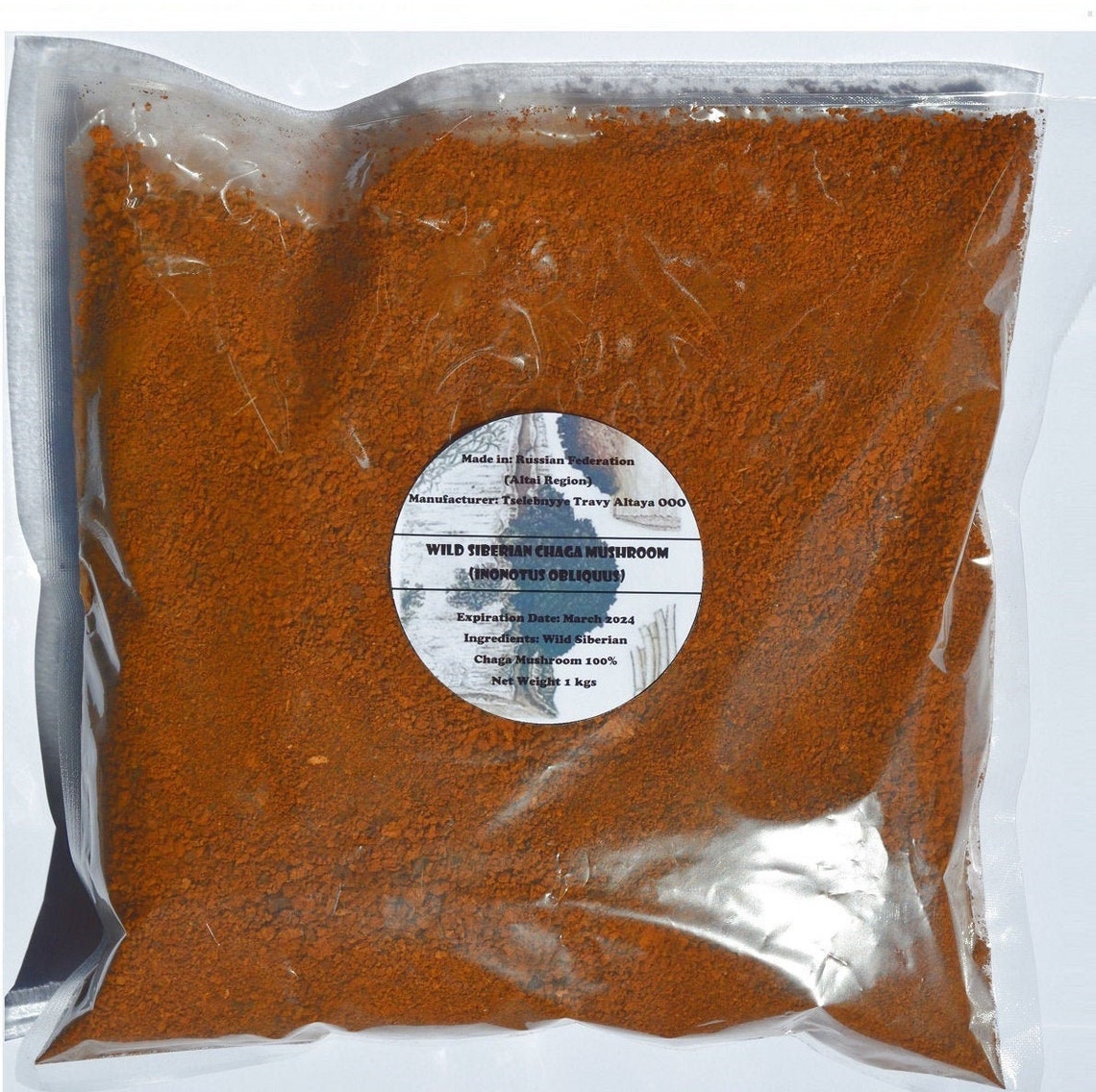 WILD Siberian Chaga Mushroom 6.7 Oz 400 gms 3.97 Lb 1.8 Etsy