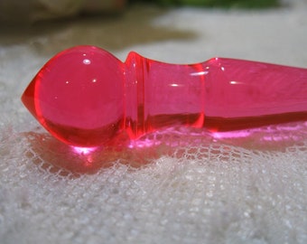 Florescent Red  Acrylic Hair stick