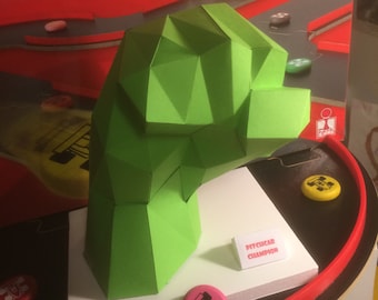 Hulk Hands 3D Papercraft Model: DIY Decoration (PDF Template)