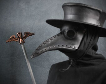 Printable modello di carta di peste Medico Maschera pieghevole