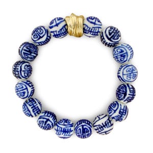 Chinoiserie Bracelet - Blue