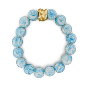 Chinoiserie Bracelet - Pale Blue