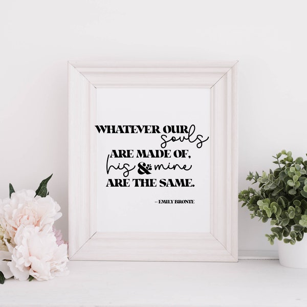 Emily Bronte Quote Printable