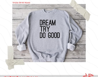 Gold Glitter believe in Yourself. Dream. Try. Do Good. Printable. 8x10 ...
