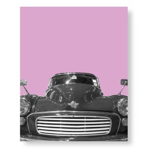 Morris Minor downloadable print, 3 color versions included