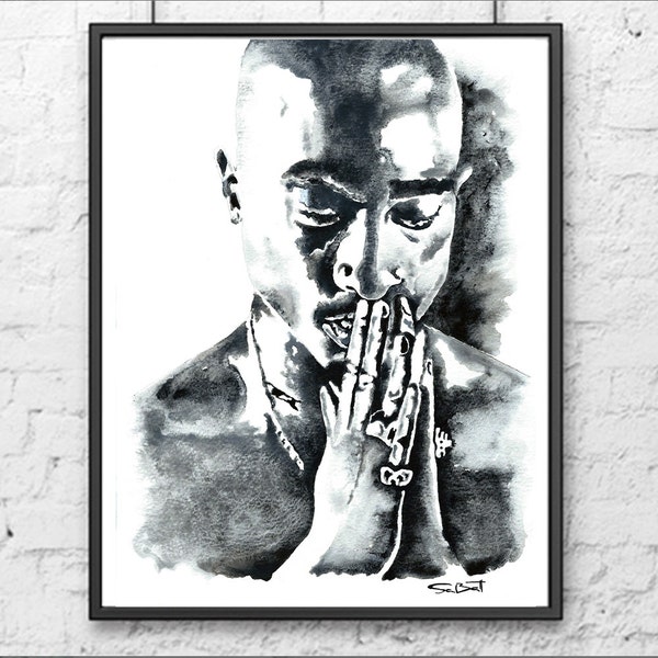 Tupac Art - Etsy