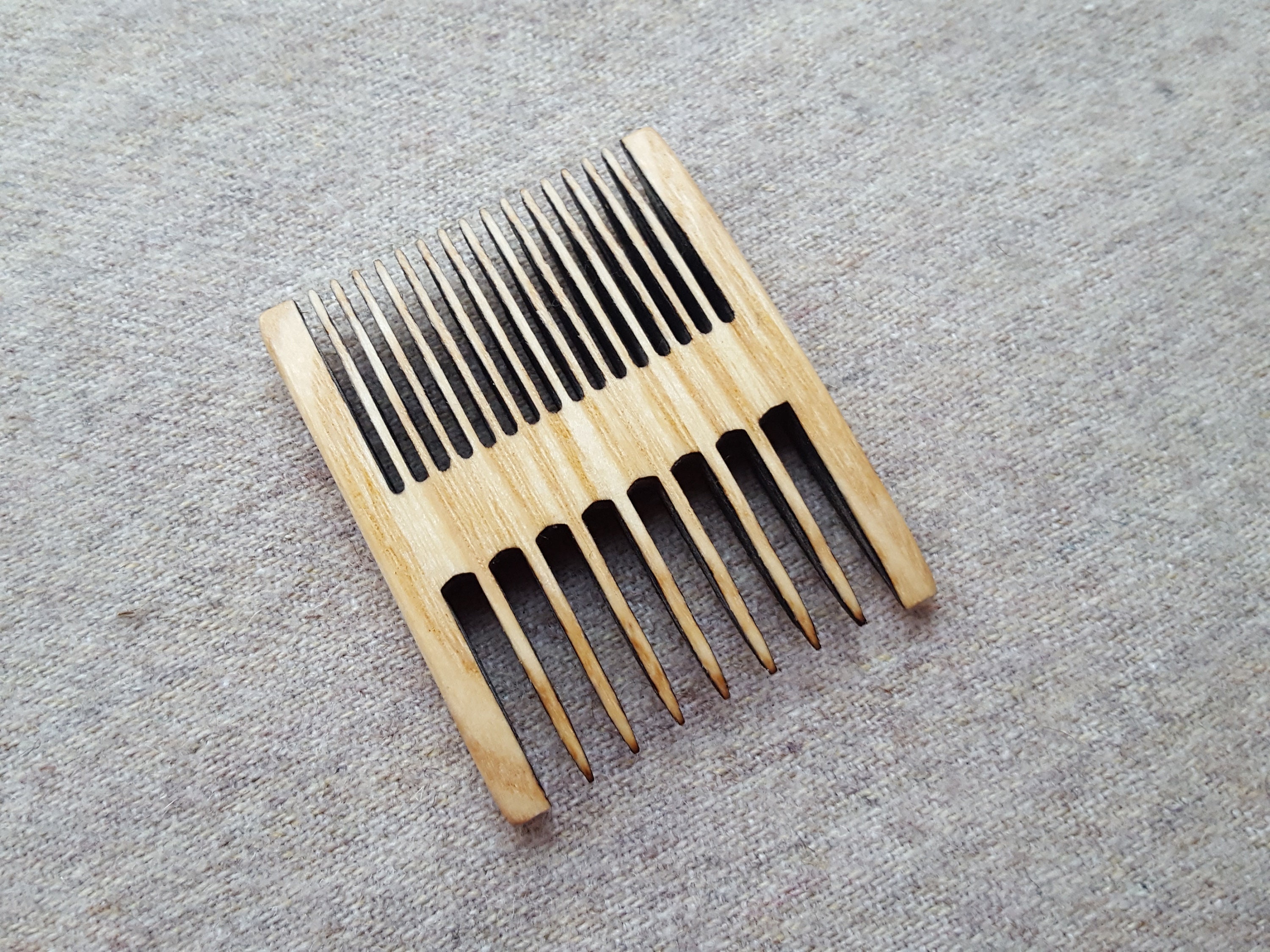 Medieval London wooden comb | Etsy