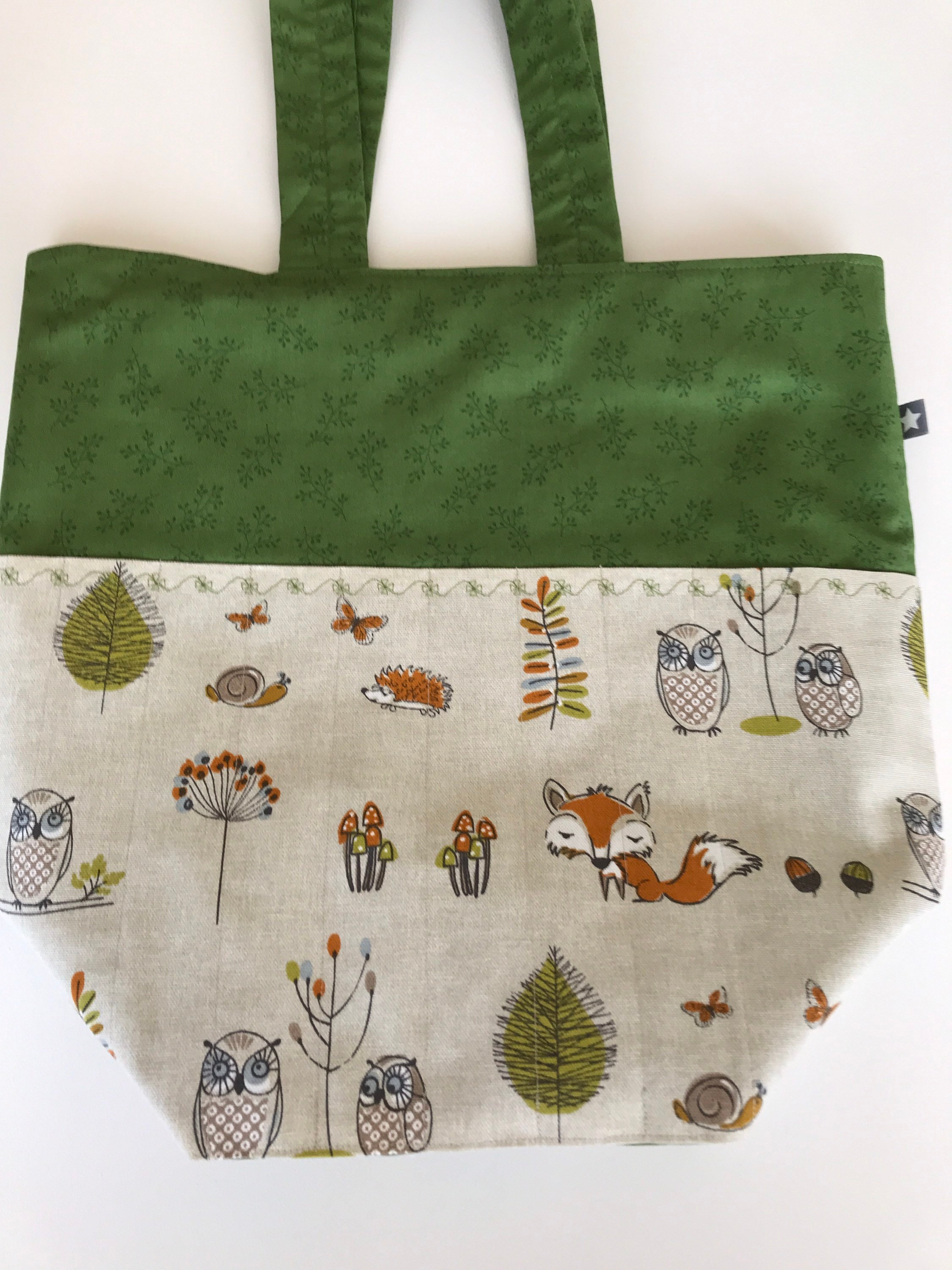 Large Knitting Bag Handmade Etsy