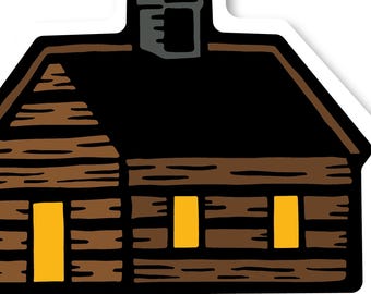 Night Cabin Sticker