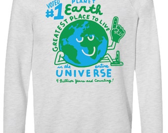 Planet Earth Crewneck Sweatshirt