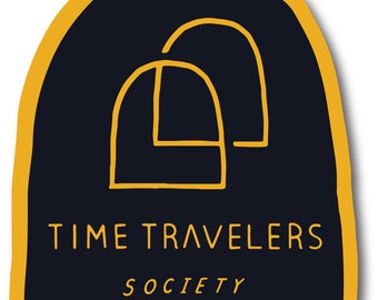 Time Travelers Society Vinyl Sticker