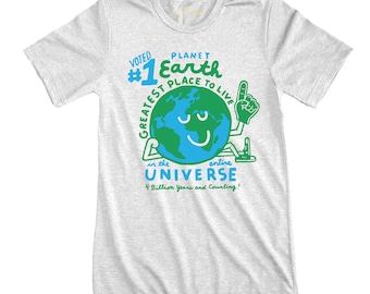 Planet Earth Tee, Unisex Earth Shirt