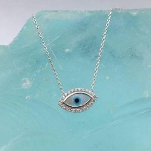 Boze oogketting, bedelhangerketting Keepsake Good luck-ketting