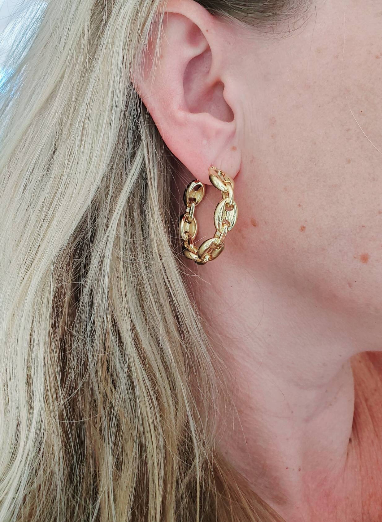 Gucci gold hoops best sale