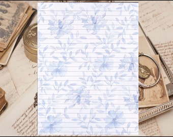 Fine Lined Stationery 8.5" X 11"  25 Sheets and 10 Color Co-ordinated Envelopes available