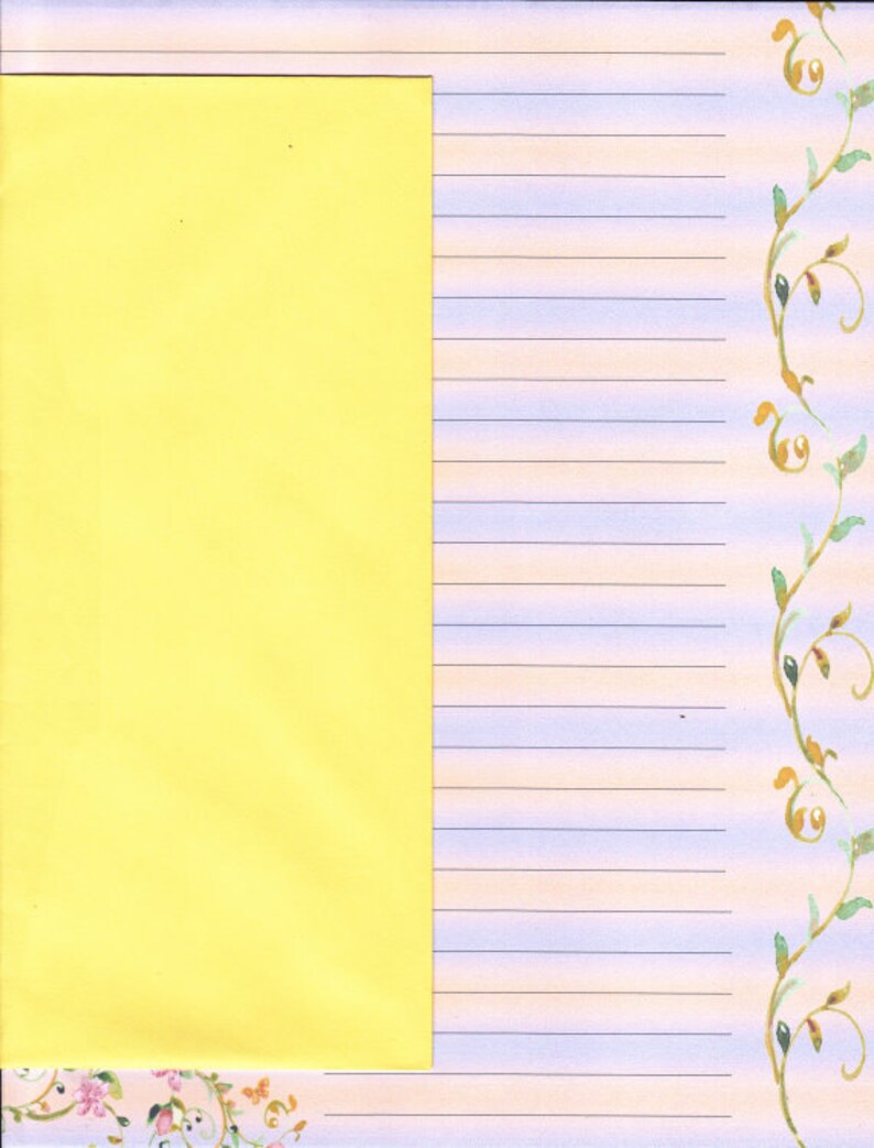 Bird writing paper 06 image