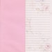 Pink Floral Background Lined Writing Paper 8.5