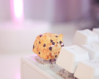Chocolate Chip Kitty - Handgemachte Handwerker Keycap