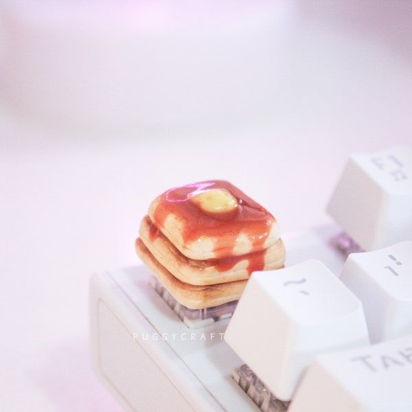 Cute Pancake Stack - Handmade Artisan Keycap