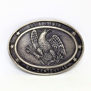 Vintage Eagle Belt Buckle, Bi-Centennial Buckle, 1779-1976 Buckle, Eagle Buckle,Americana Buckle,American Eagle, Belt Buckle,Belt Accessory
