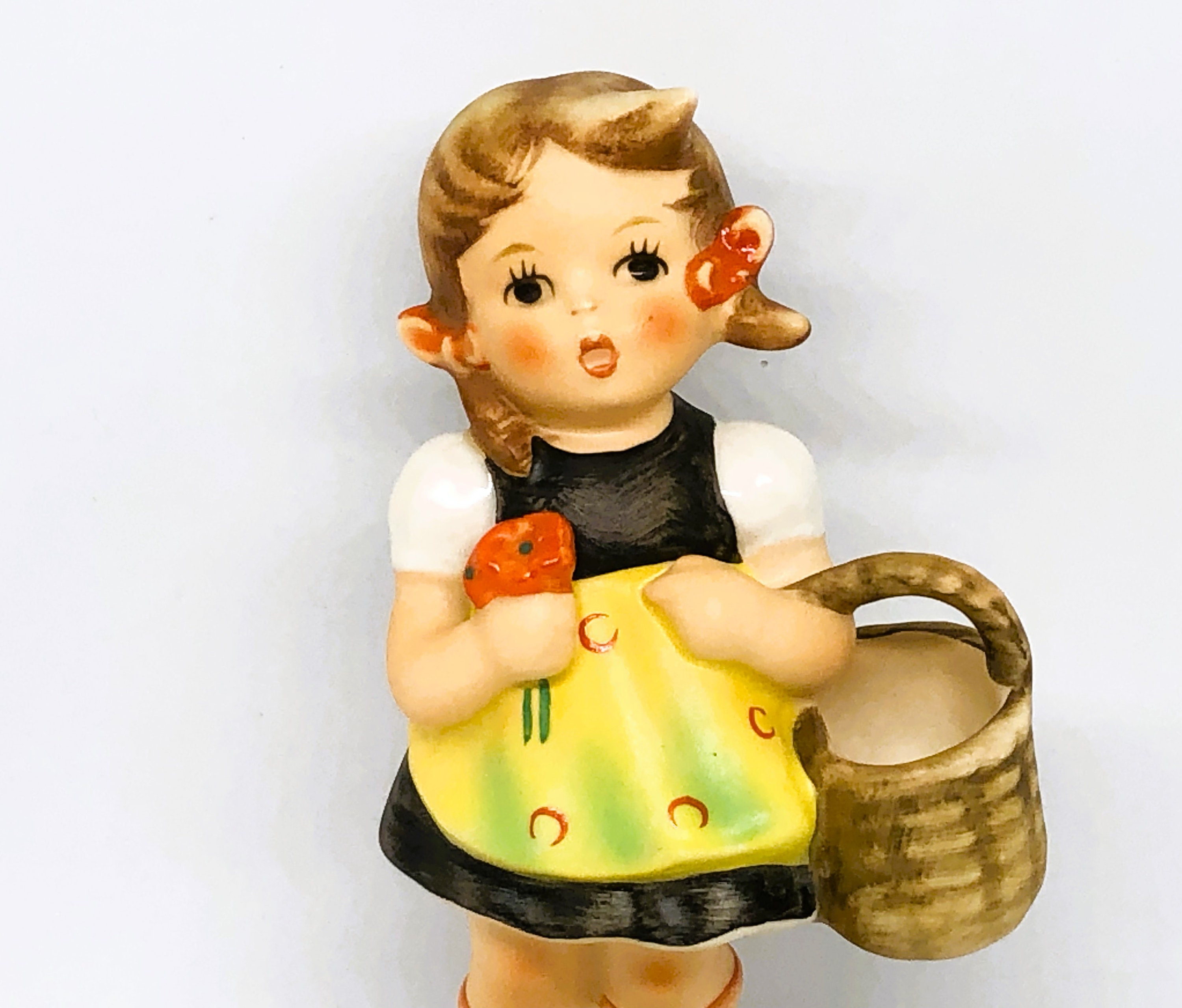Vintage Hummel Goebel Figurine: Girl With Flower Baskets, Germany