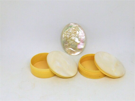 Vintage Mother of Pearl Lot, Celluloid Box, MOP P… - image 6