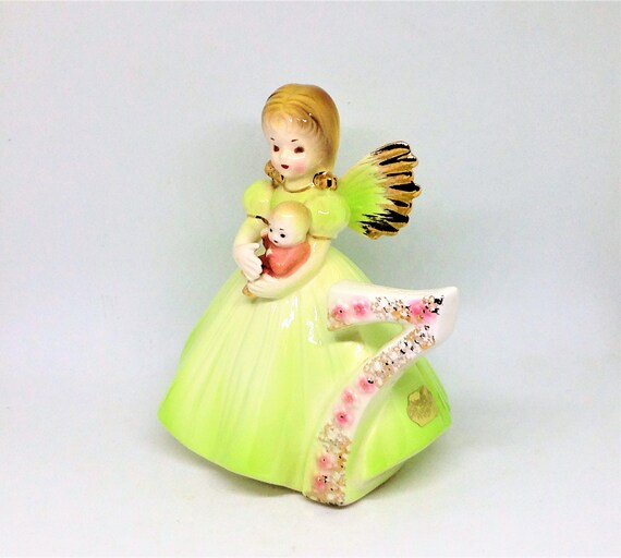 Vintage Josef Originals 7th Birthday Girl Figurine - Etsy