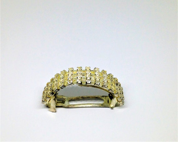 Vintage Hair Clip, Rhinestone Hair Clip, Bun Clip… - image 4