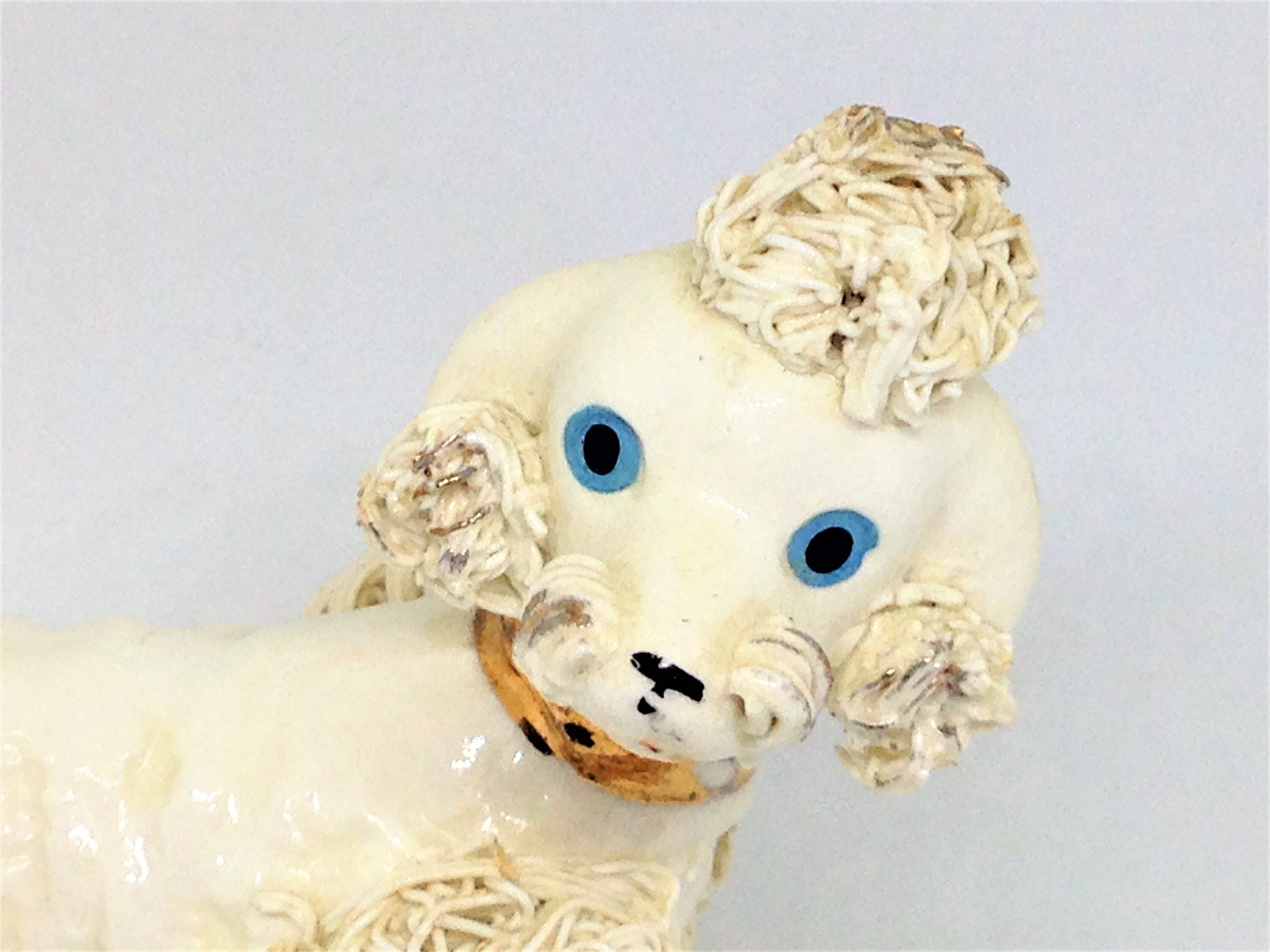 ヴィンテージ スパゲッティ 磁器製 プードル 置物 - 日本製 プードル ヴィンテージ スパゲッティ 磁器製 プードル 置物 - 日本製 プードル